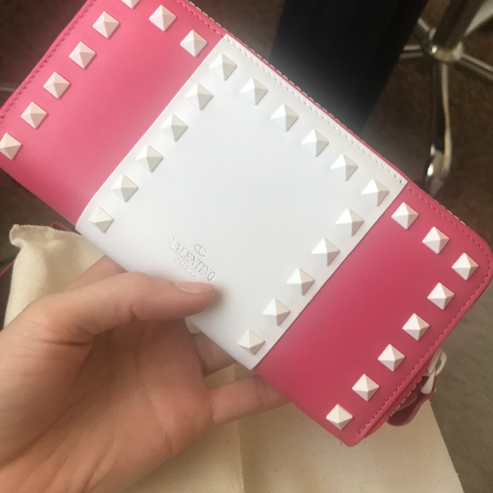 Valentino by Mario Valentino Rockstud Wallet NWT